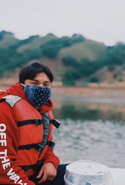 Make wearing life jacket in front of body of water