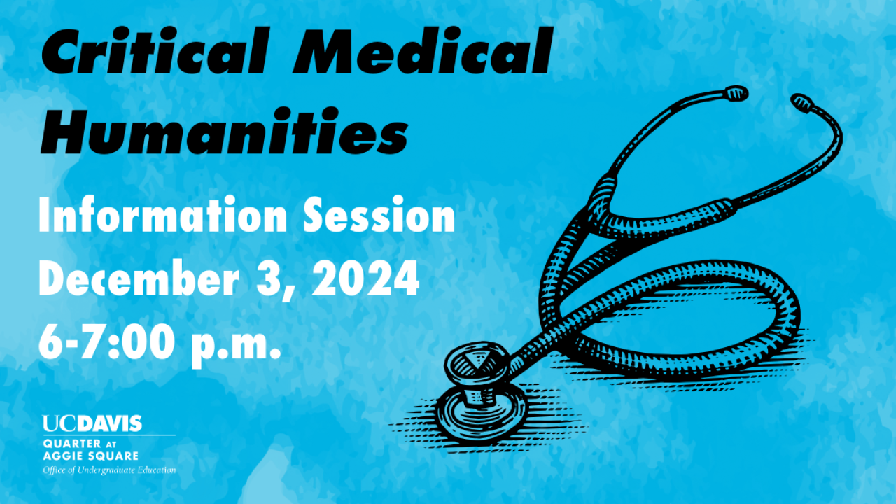 Information session for December 3 2024 Critical Medical Humanities
