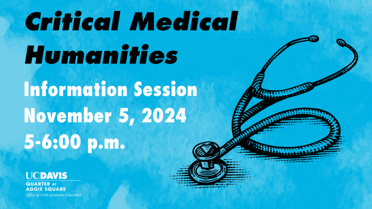 Information session for Nov 5 2024 Critical Medical Humanities