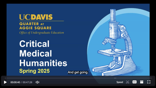 Critical medical humanities recording