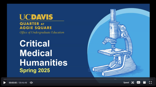 Watch and listen the critical medical humanities information session.