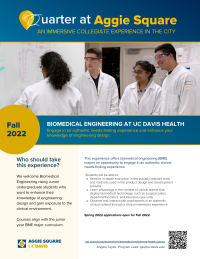 Biomedical Engineering at the Health Campus flyer