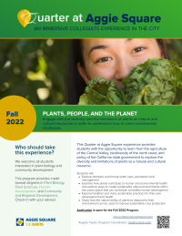 Plants, People, and the Planet Flyer