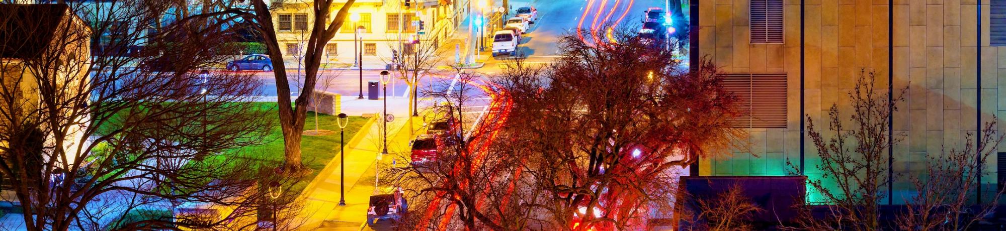 Street lights in Sacramento