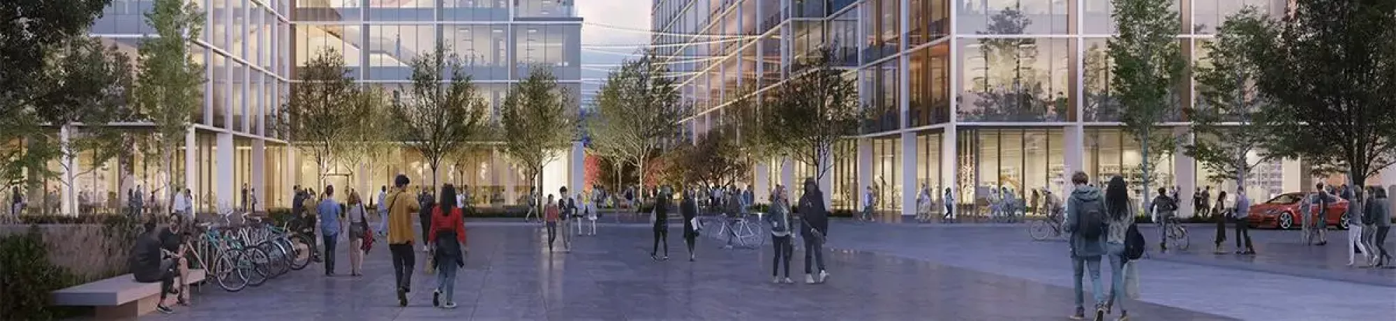 Artist rendering of the future site of Aggie Square.